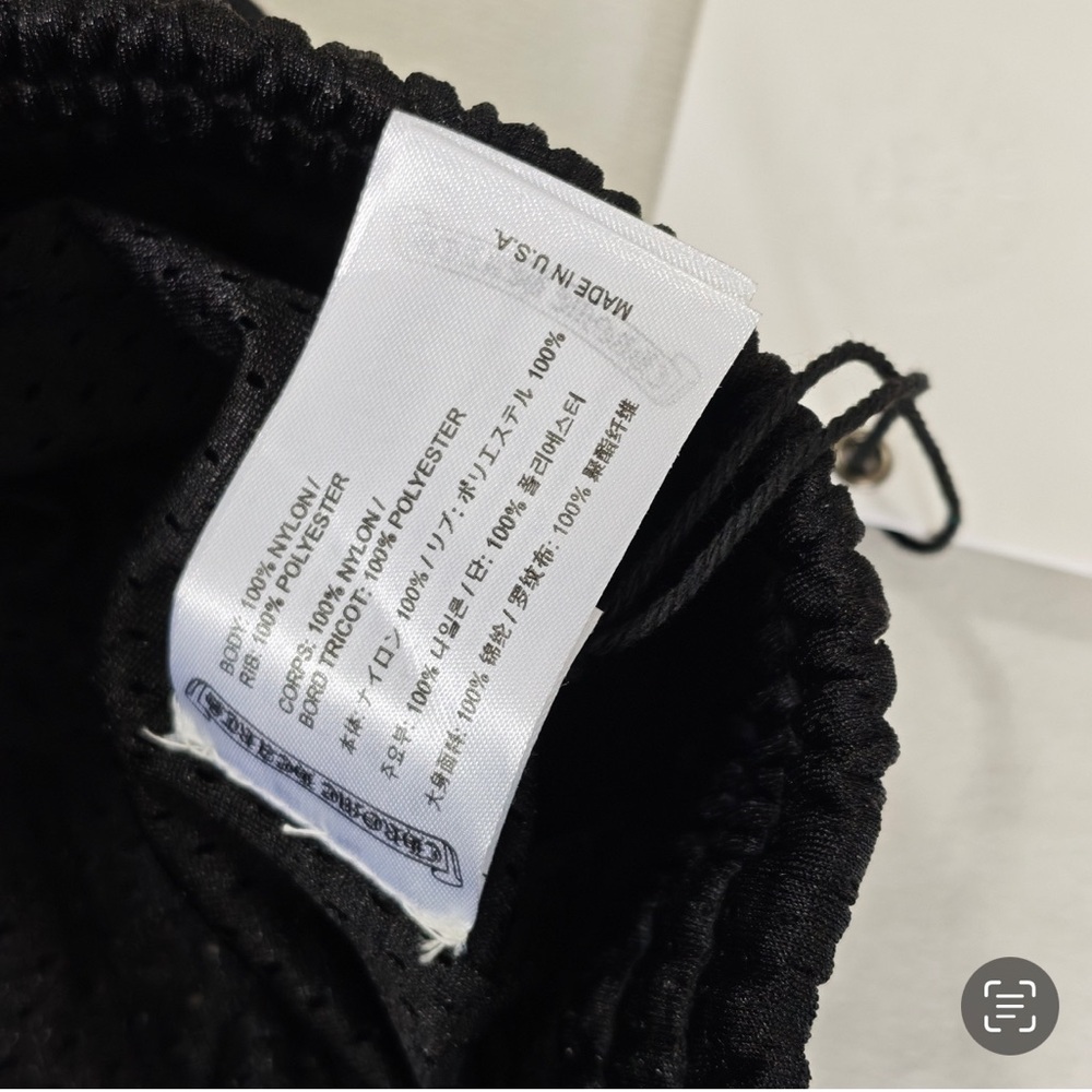 Chrome Hearts Black Mesh Athletic Shorts with Embroidered Logo - Picture 9 of 9